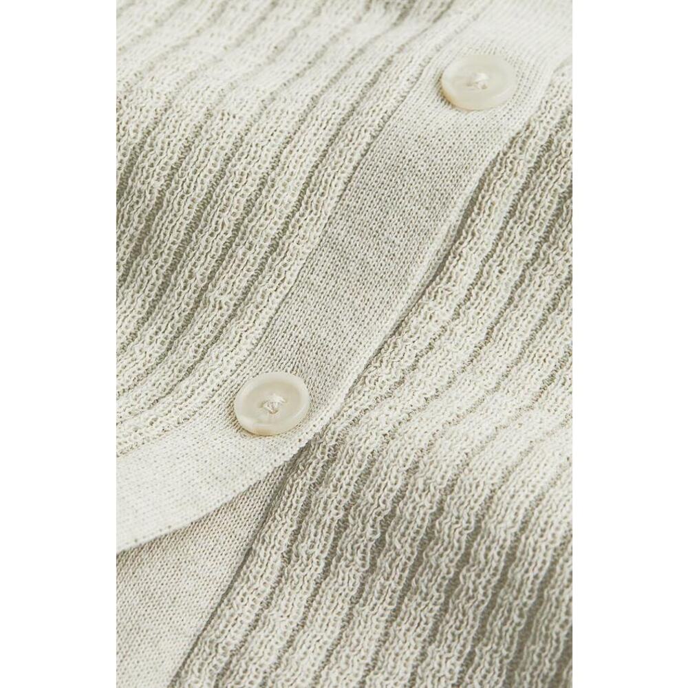 H&M Women's Long Cardigan Size S In Light Grey-Green - Picture 2 of 13